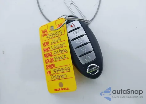 2019 Nissan Maxima 3.5 S from USA, damaged, VIN 1N4AA6AV7KC379844